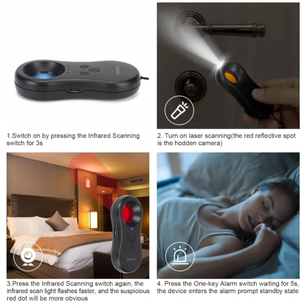 hidden camera detector uses