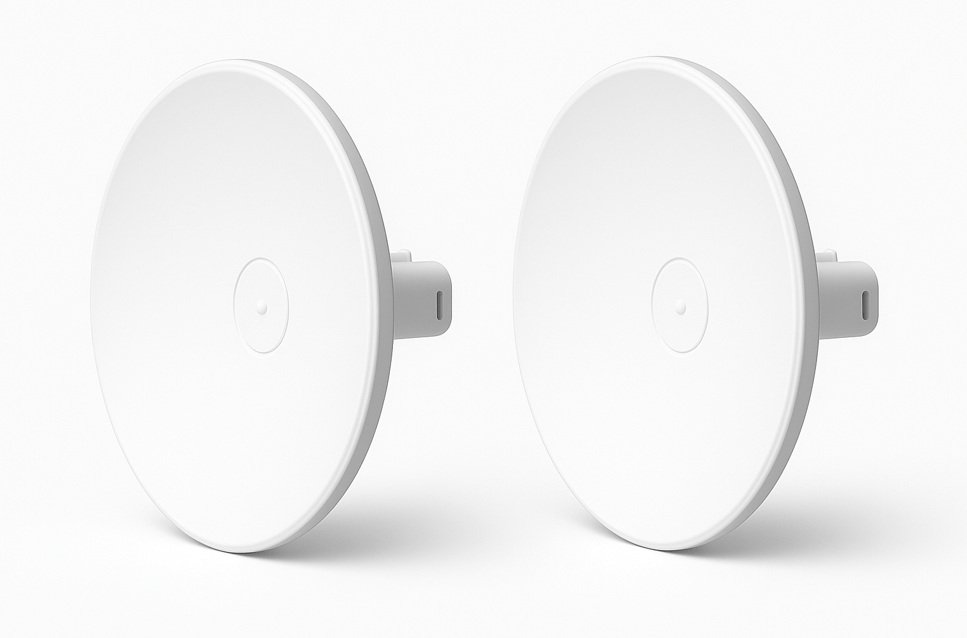 Wireless antenna bridge set