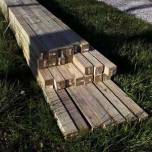 pressure treated post