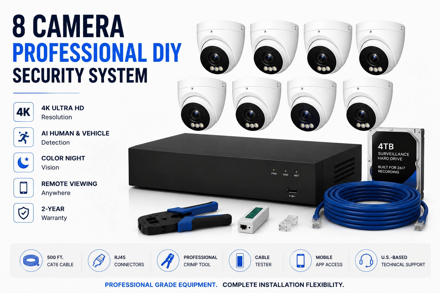 8 Professional DIY Security Cameras