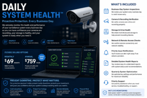 Daily Security Camera Health Maintneance Service
