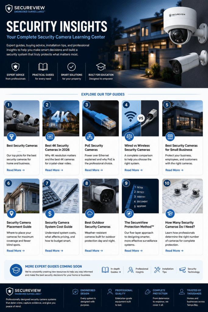 Security Insights. Your Complete Security Cameras Learning Center