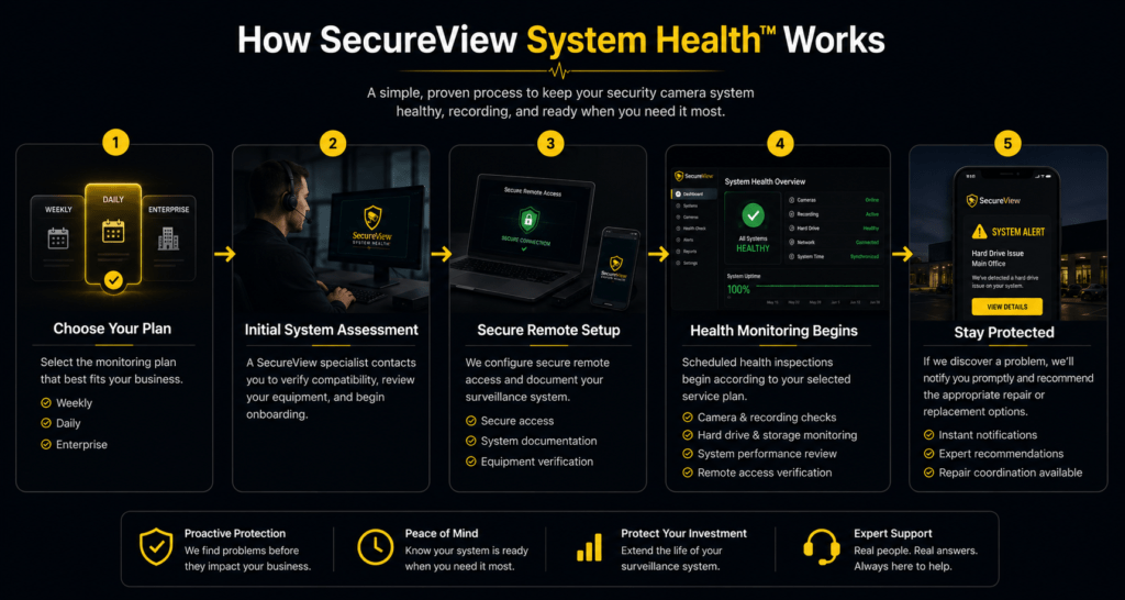 SecureView System Health - How it works